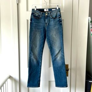 Frame le high straight jeans size 26